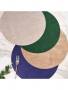Guzzini, TOVAGLIETTA TONDA DOUBLE-FACE FABRIC BIANCO LATTE
